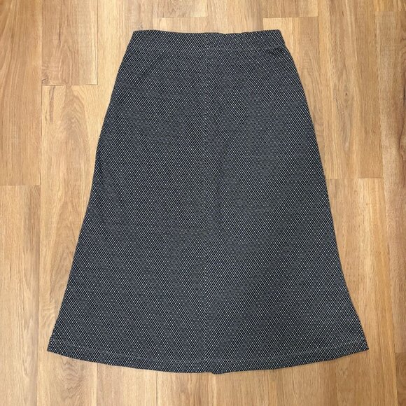 Max Studio Maxi Skirt | Black & White Plaid | Whimsigoth Dark Academia - Picture 6 of 7